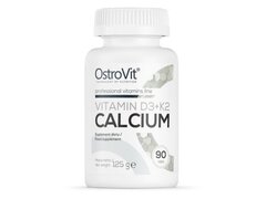 Vitamina D3 + K2 + Calciu 90 Pastile, OstroVit